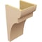 Ekena Millwork 10"W x 10"D x 20"H Wide Yorktown Rough Cedar Woodgrain TimberThane Corbel, Primed Tan CORUR10X10X20YORRCPR - alternate 4